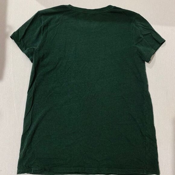 Lucky Brand Green Short Tees  no tag - Picture 2 of 2